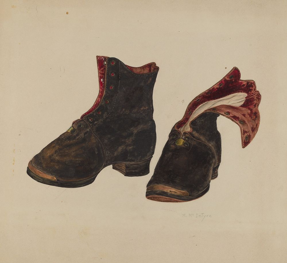 Boy's Shoes (1935/1942) by Marjorie McIntyre.