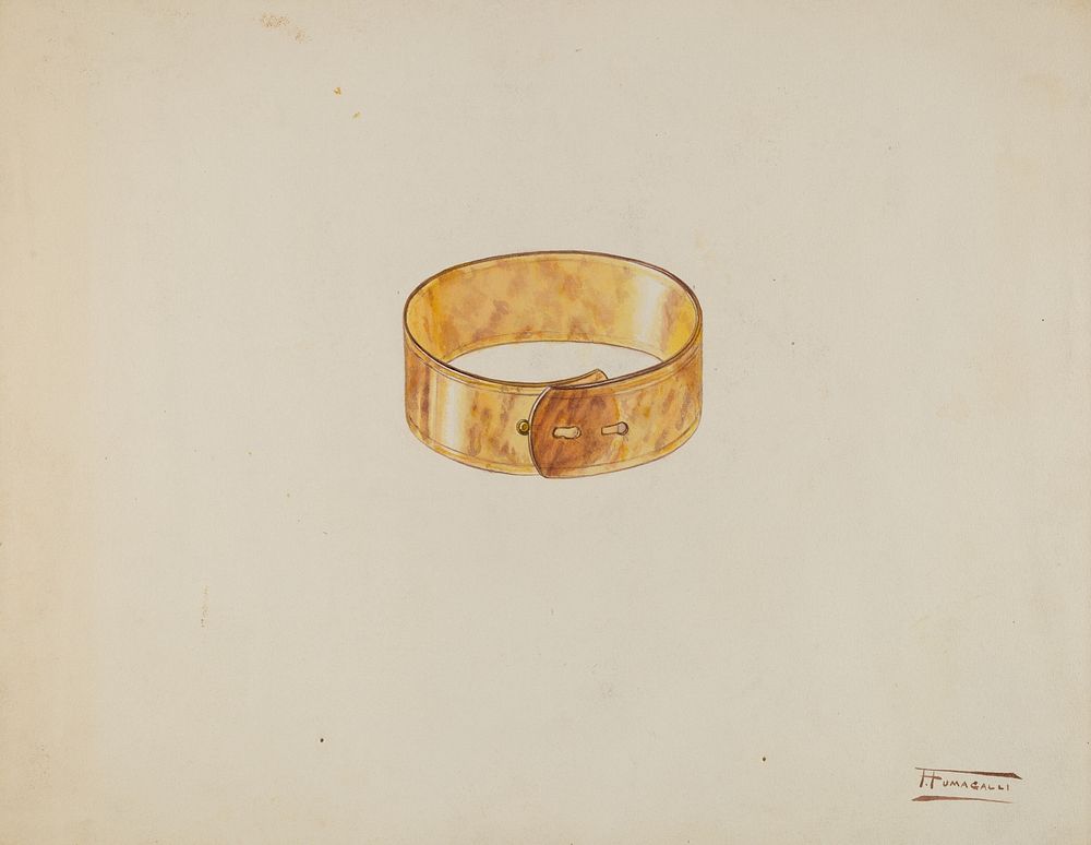 Bracelet (c. 1939) by Frank Fumagalli.  