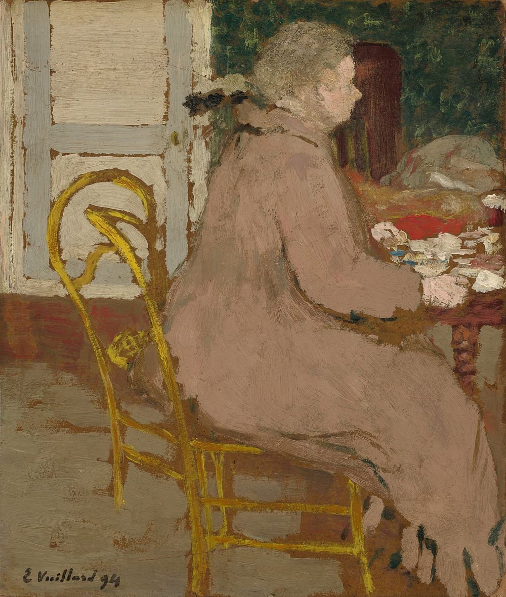Breakfast (1894) by Edouard Vuillard.  