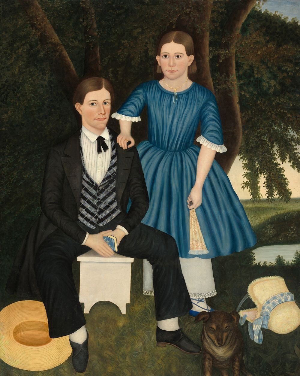 Brother and Sister (c. 1845).  