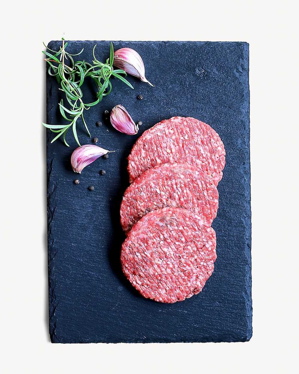 Beef burger steaks isolated design 