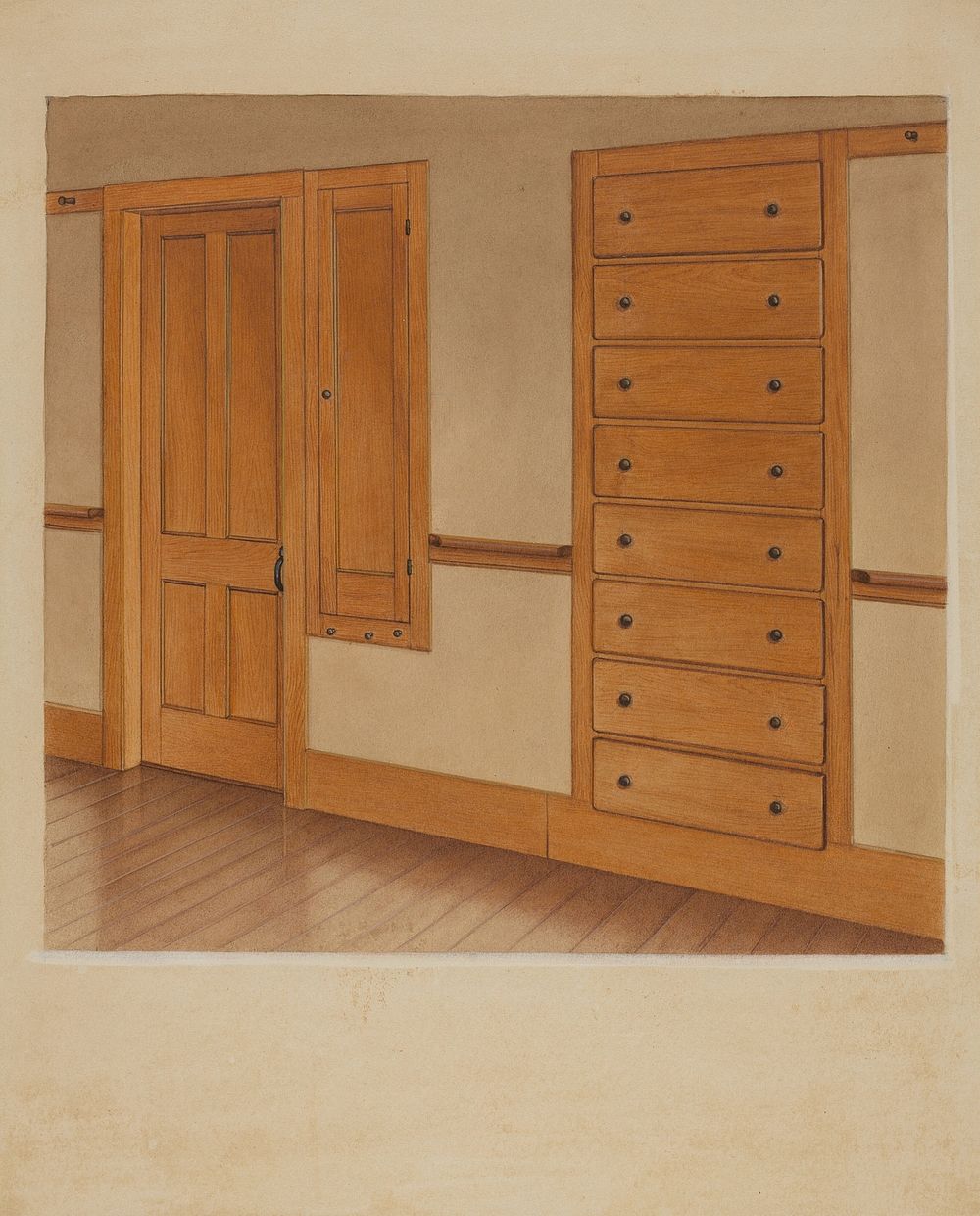 Cupboard (1937) by Alfred H. Smith.  