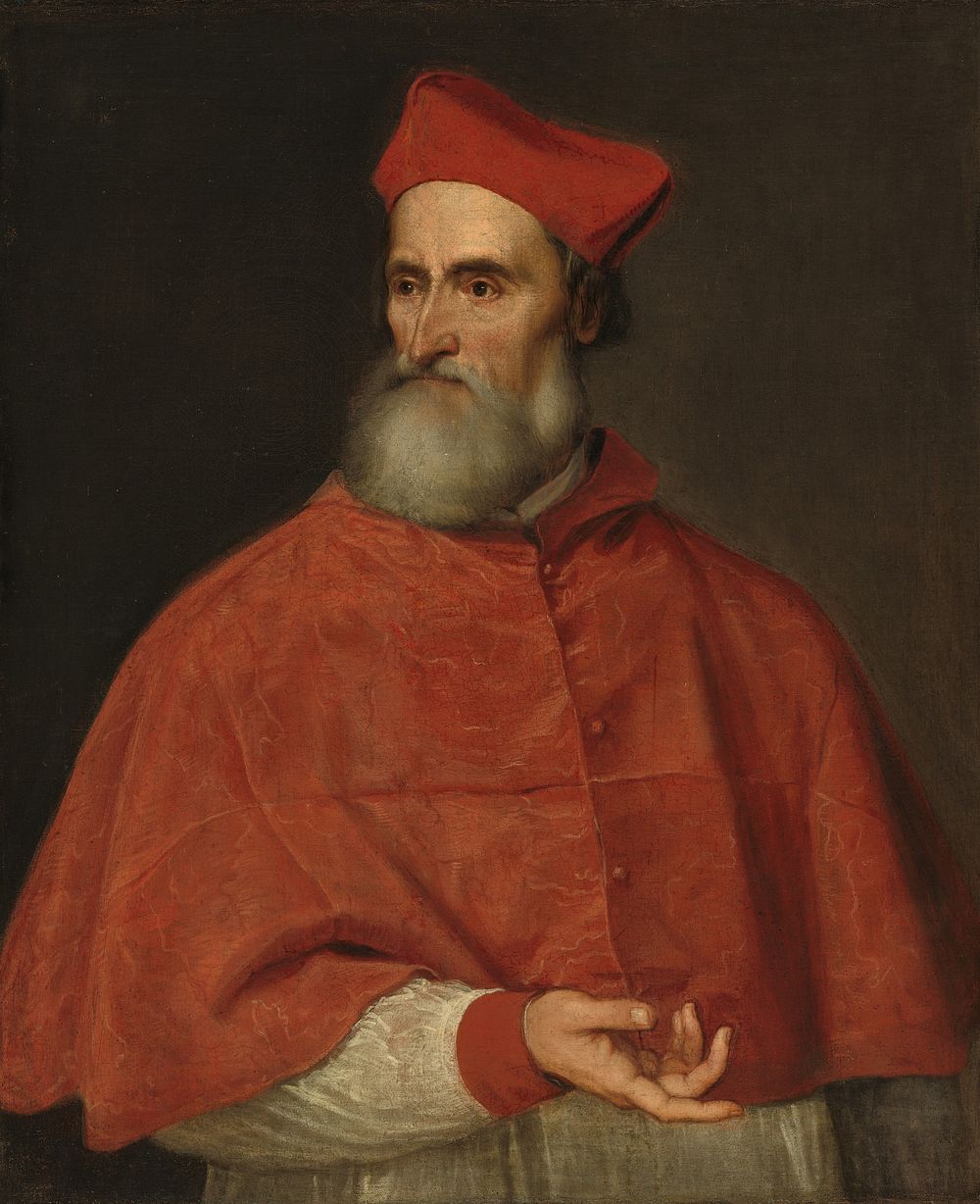 Cardinal Pietro Bembo (1539&ndash;1540) by Titian.  