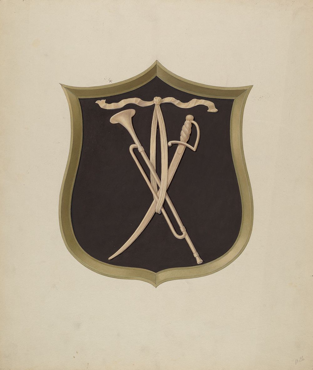 Cartouche from Salem Gate (ca. 1939) by Alfred H. Smith.  