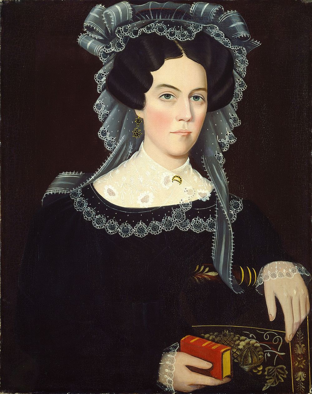Catherine A. May (ca. 1830) by Ammi Phillips.  