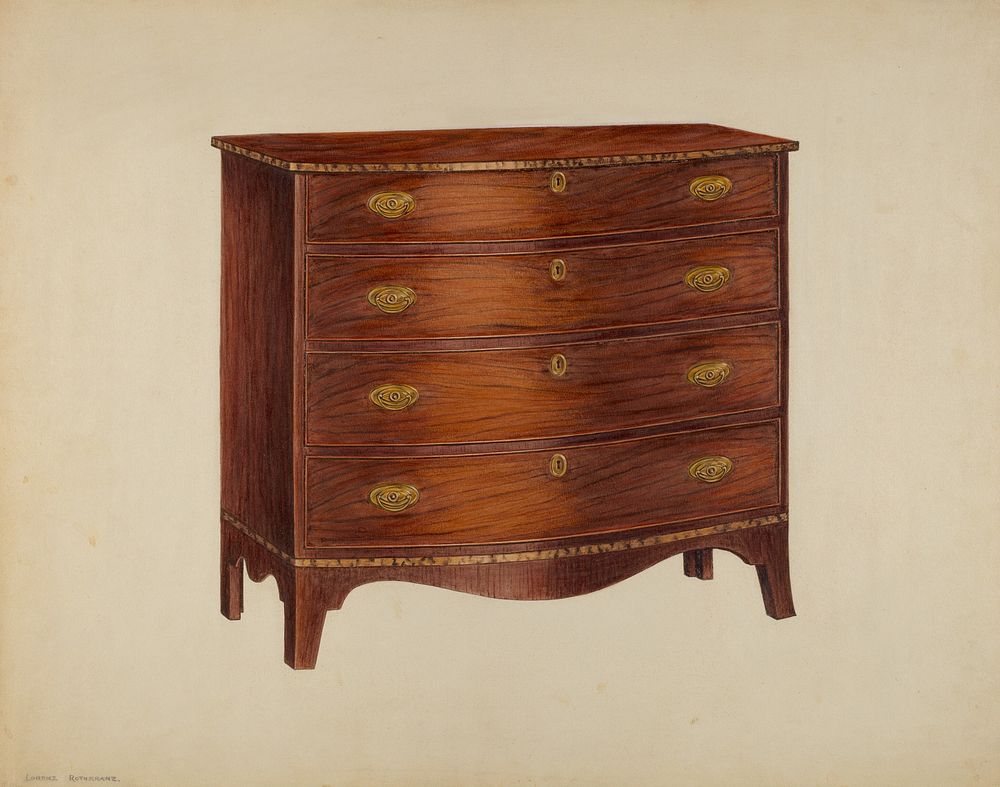 Chest of Drawers (ca. 1939) by Lorenz Rothkranz.  