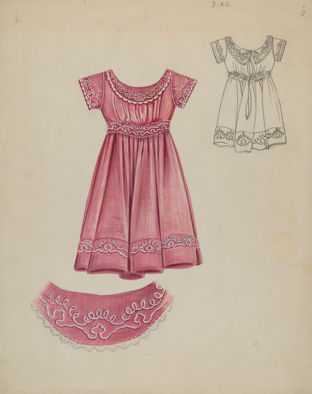 Child's Dress (ca. 1937) by Al Curry.  