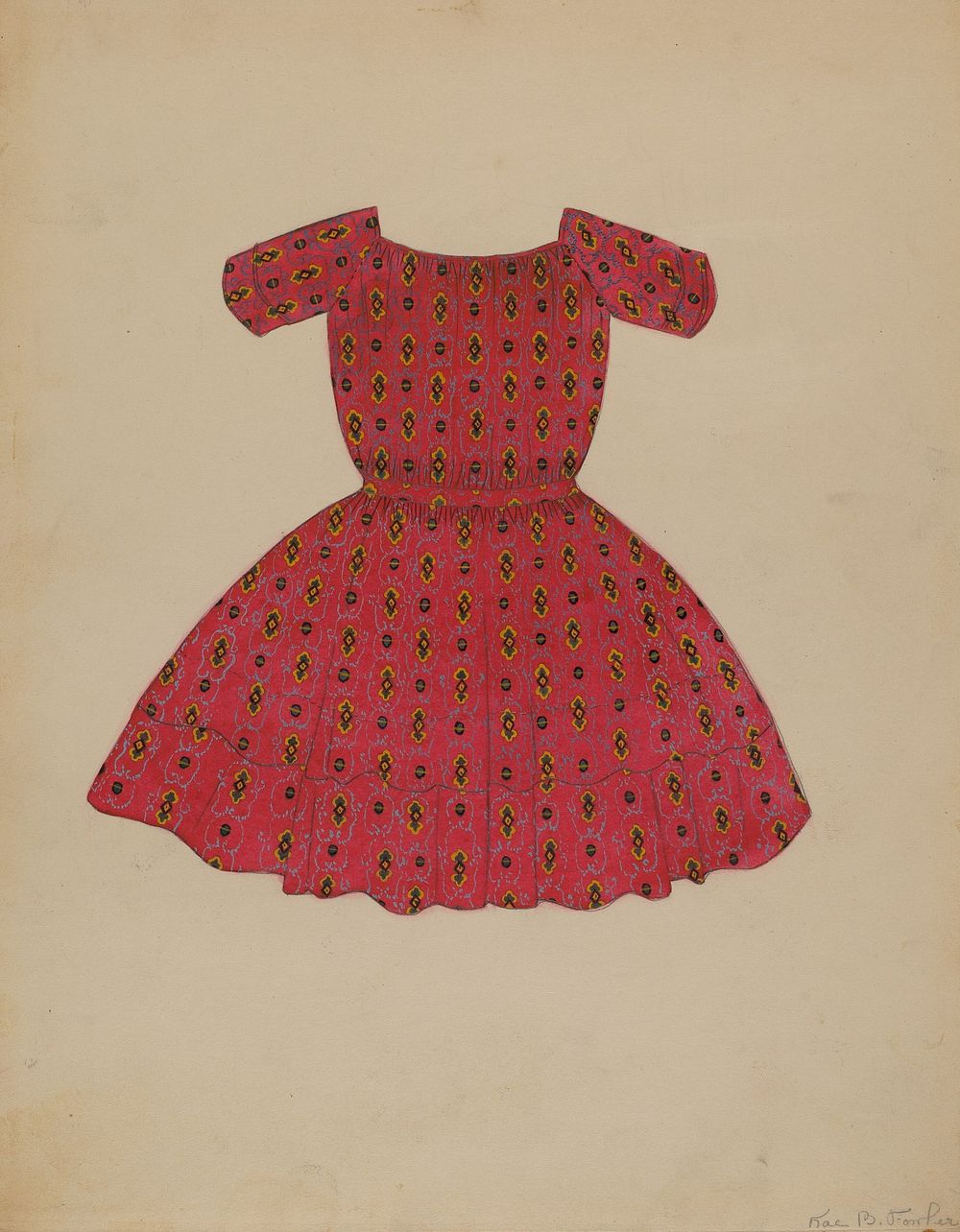 Child's Dress (ca.1936) by Catherine Fowler.  