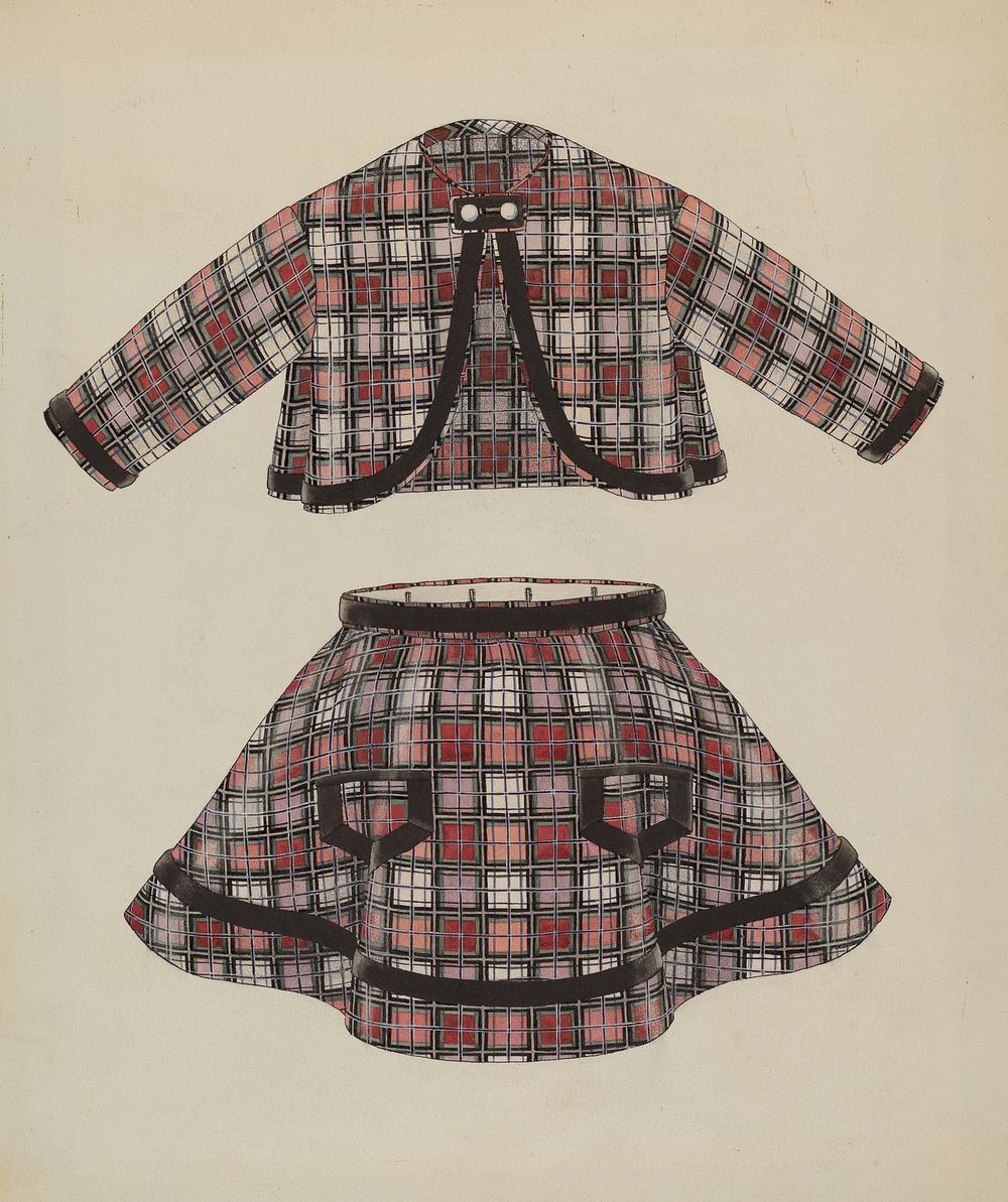 Child's Dress (ca.1936) by Syrena Swanson.  