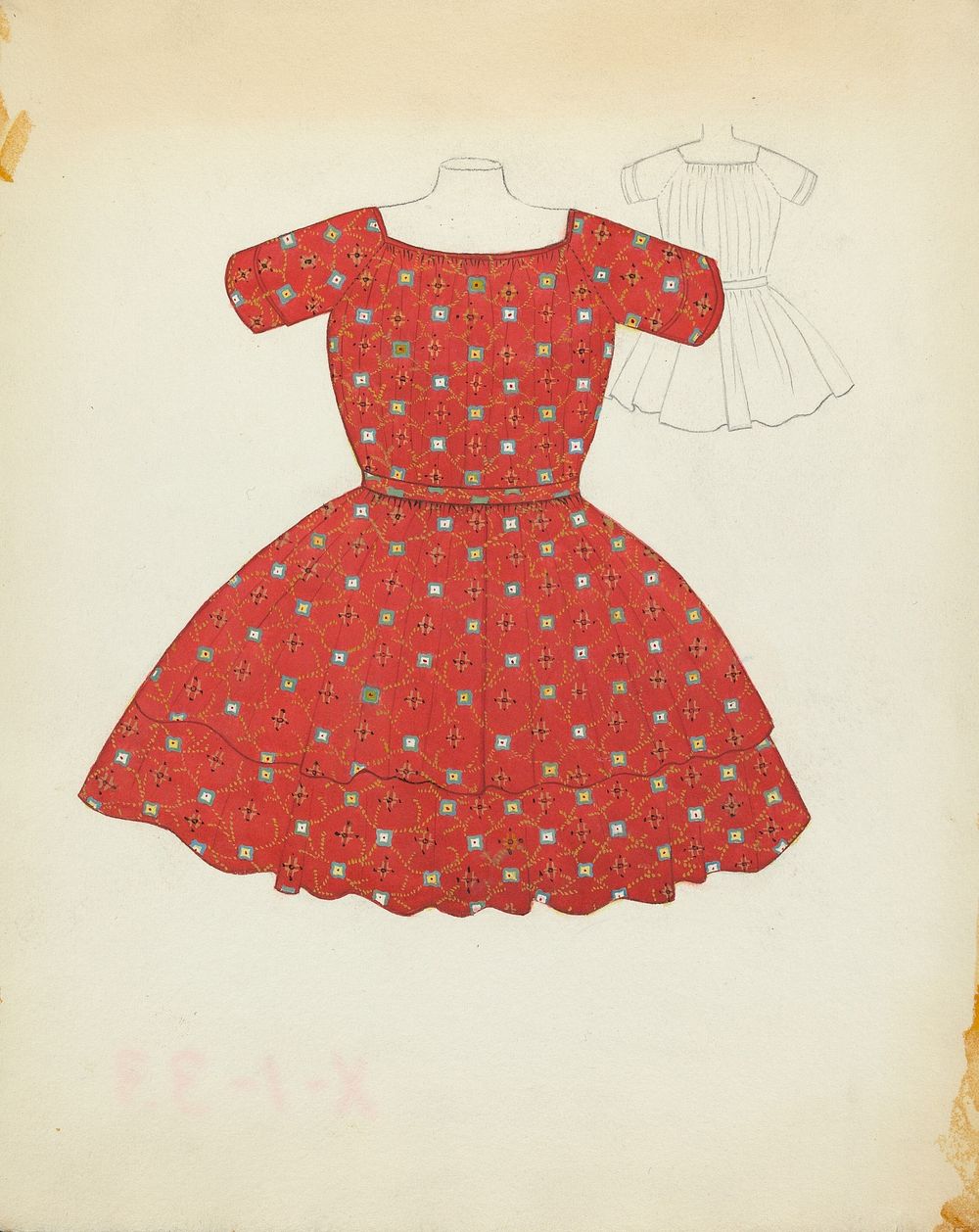 Child's Dress (1935&ndash;1942) by Esther Hansen.  
