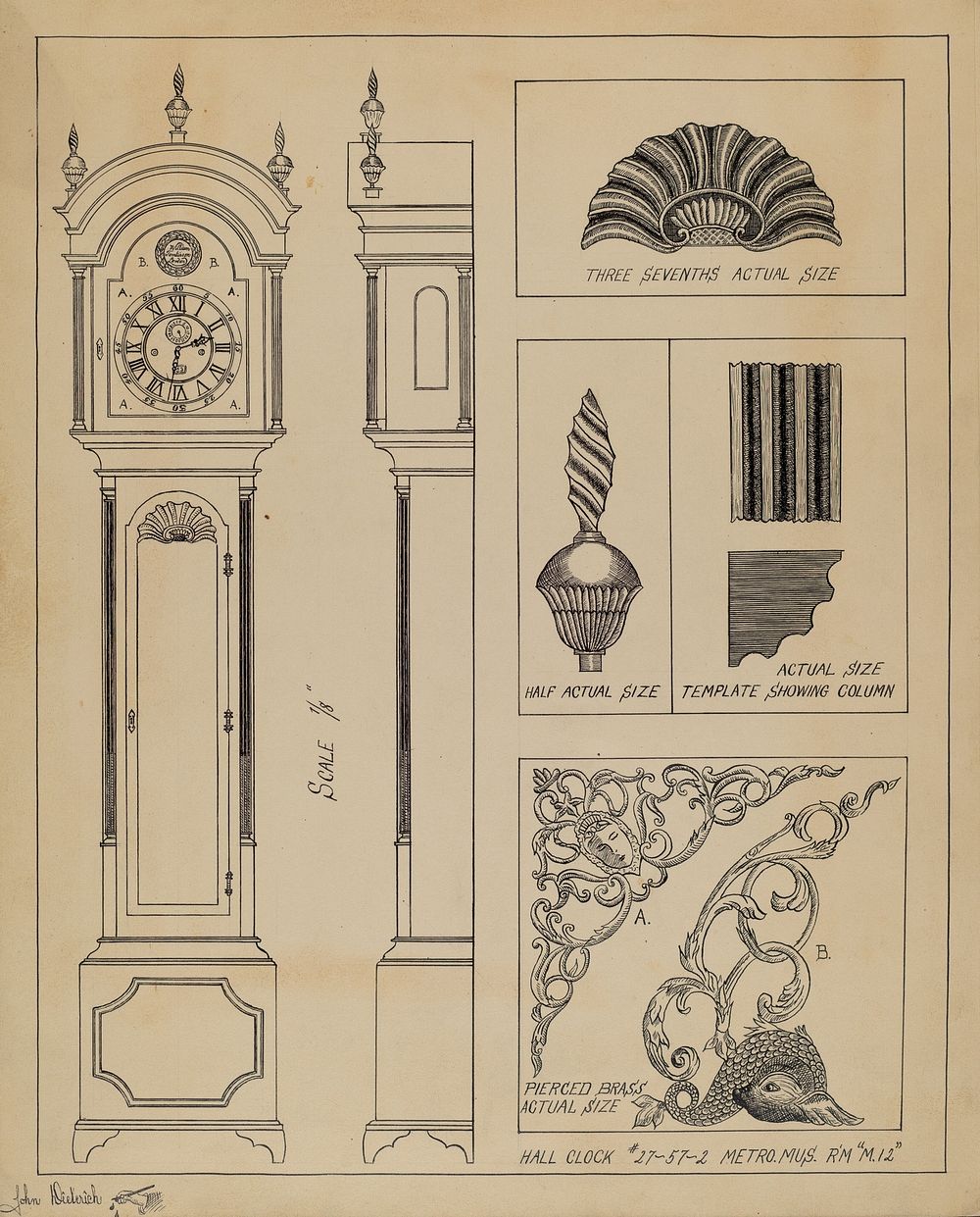 Clock Case (ca.1936) by John Dieterich.  