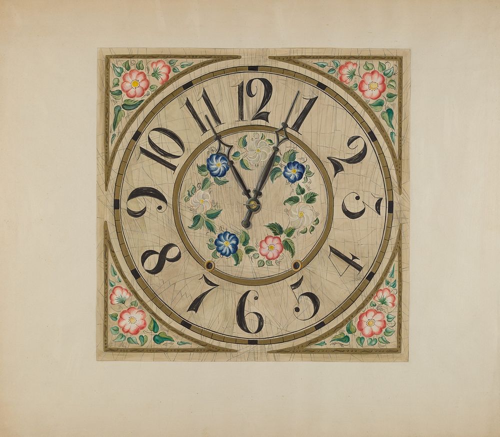 Clock Face (ca. 1937) by Gene Luedke.  