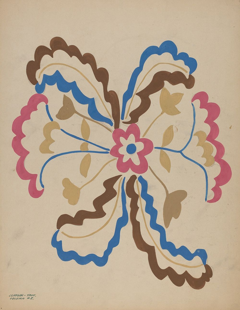 Colcha (1935–1942) by Majel G. Claflin.