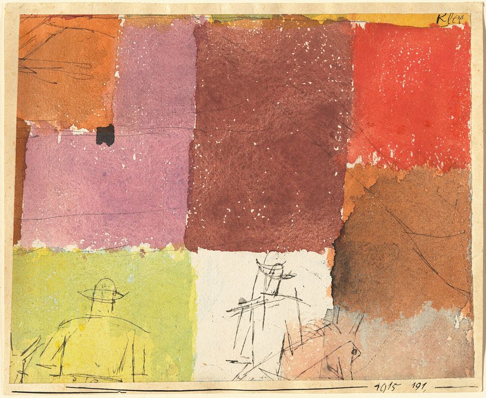 Paul Klee's Composition with Figures (1915) 