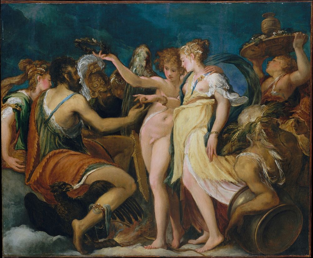 The Marriage of Cupid and Psyche. Original public domain image from The MET Museum