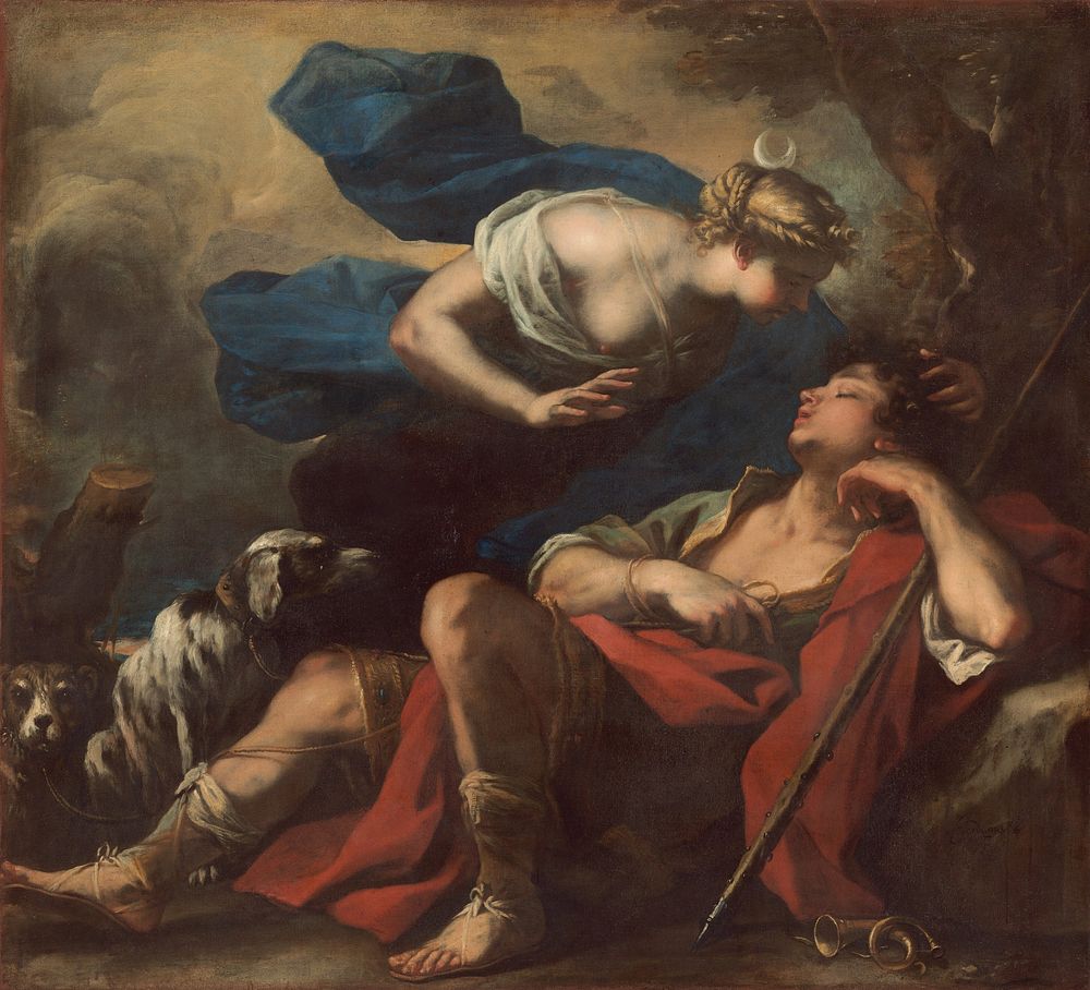 Diana and Endymion (ca. 1675&ndash;1680) by Luca Giordano.  