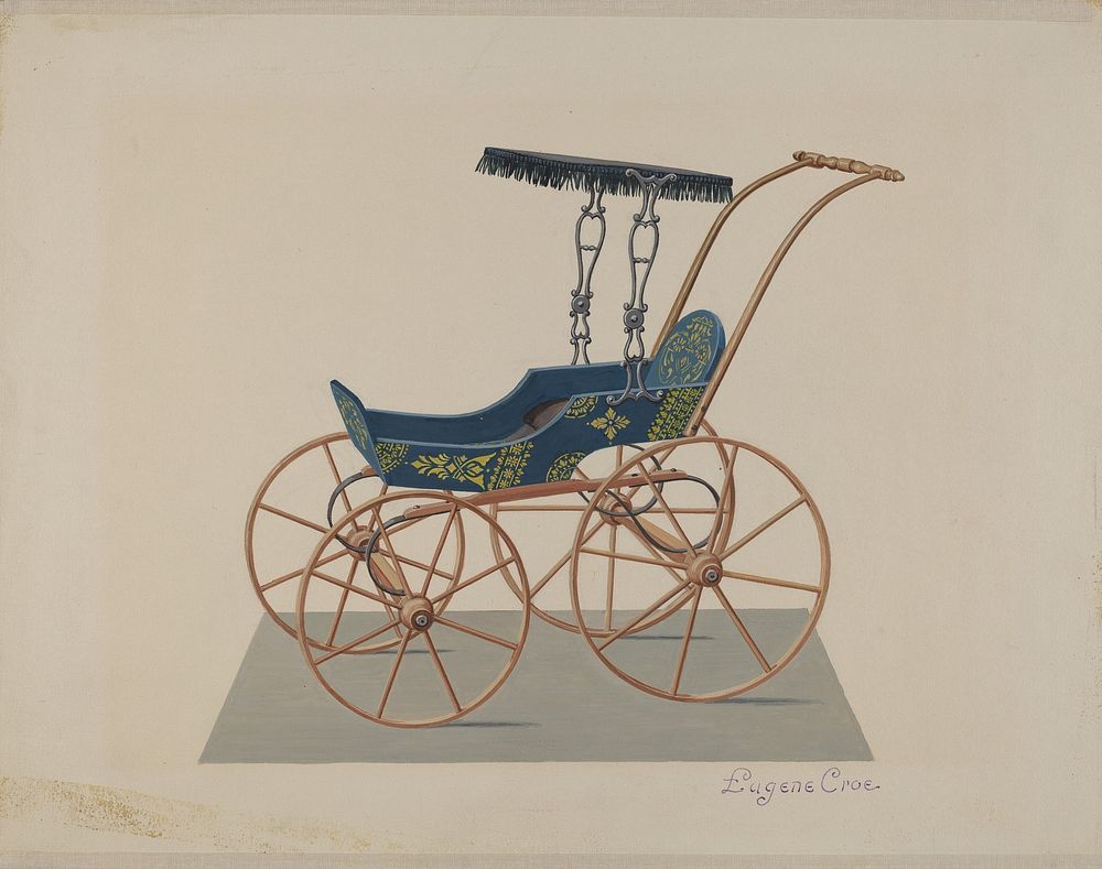 Doll Buggy (ca. 1937) by Eugene Croe.  