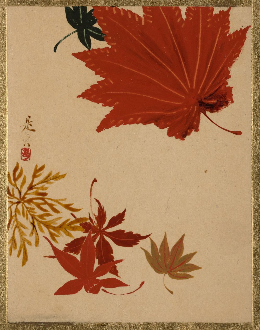 Maple Leaves. Original public domain image from The MET Museum