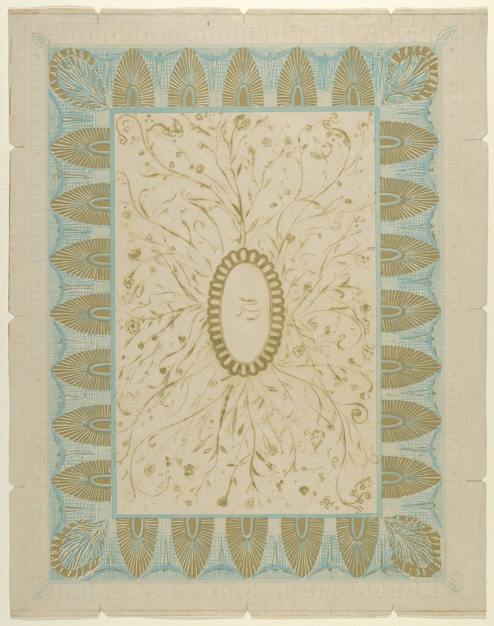 Shell Pattern Mount (1897–99) by Theodore Roussel.