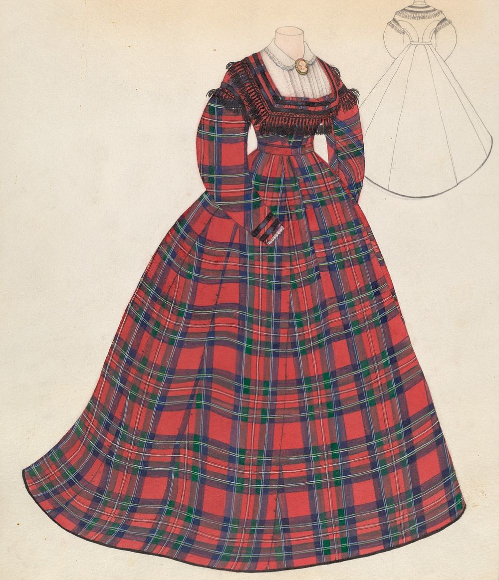 Dress (c. 1937) by Roberta Spicer.  