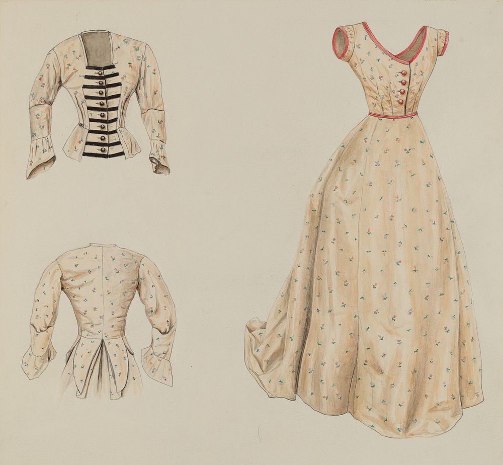 Dress by Lucien Verbeke. 