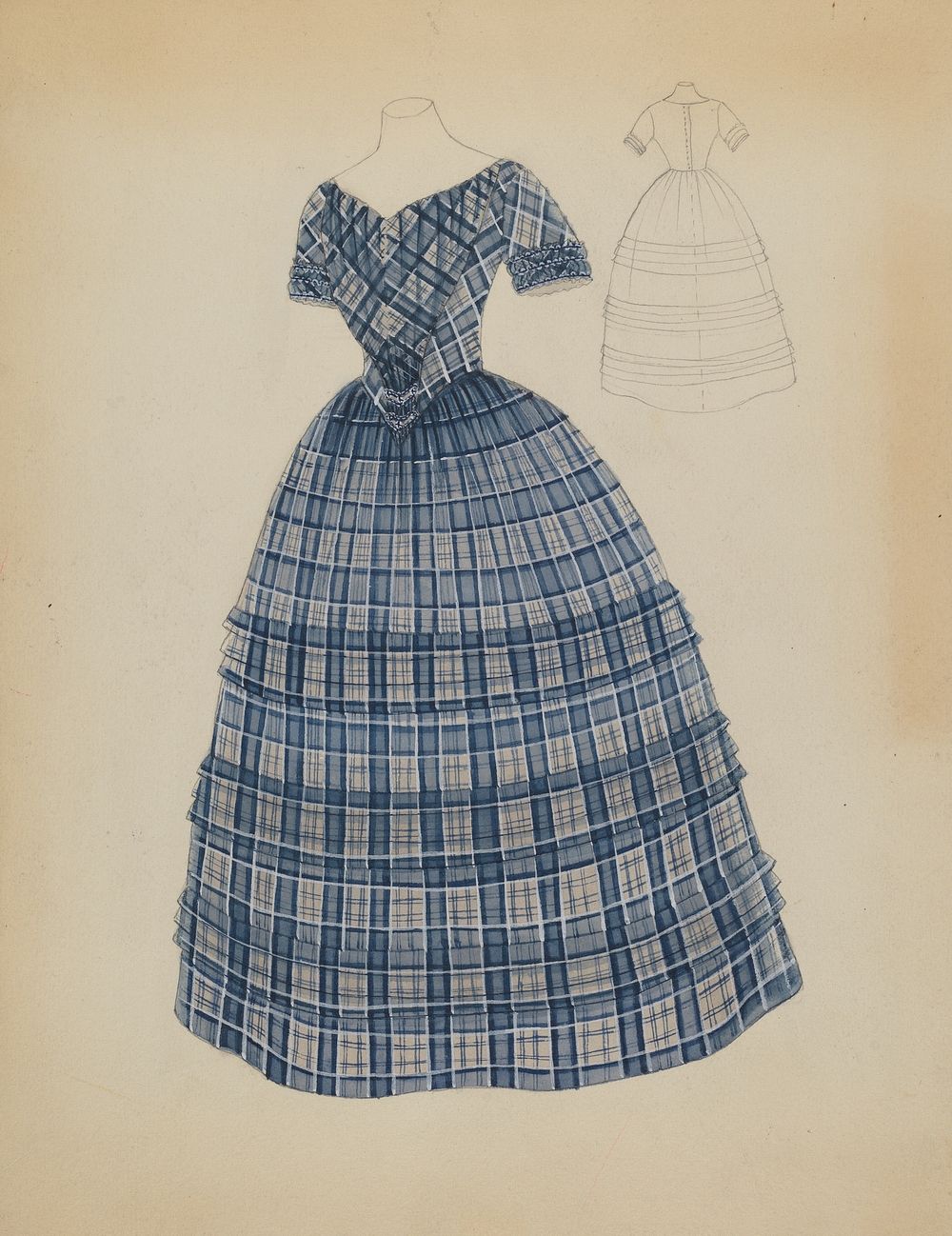 Dress (c. 1936) by Bessie Forman.  
