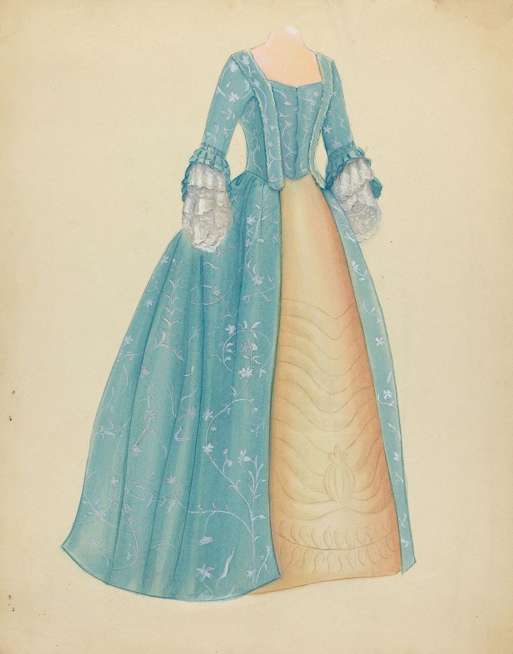 Dress (c. 1936) by Jean Peszel.  