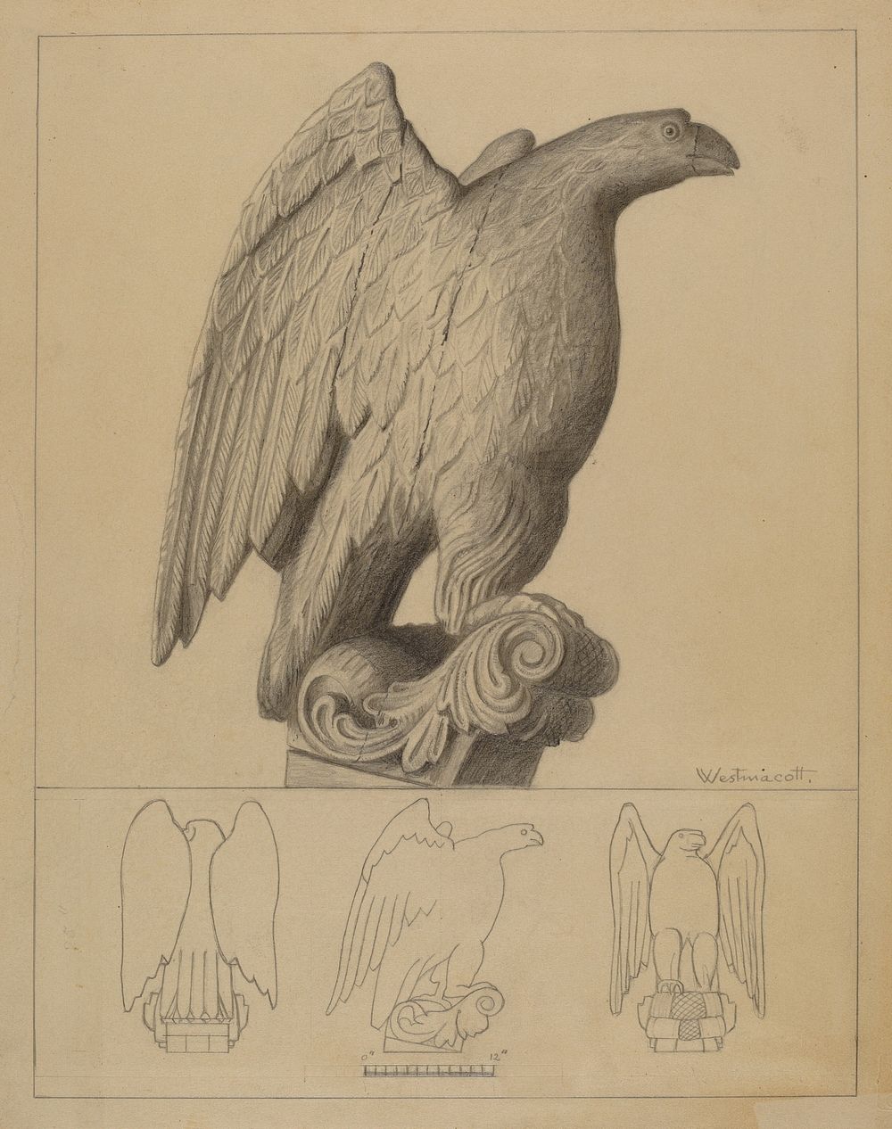 Eagle (1935/1942) by Bernard Westmacott.  