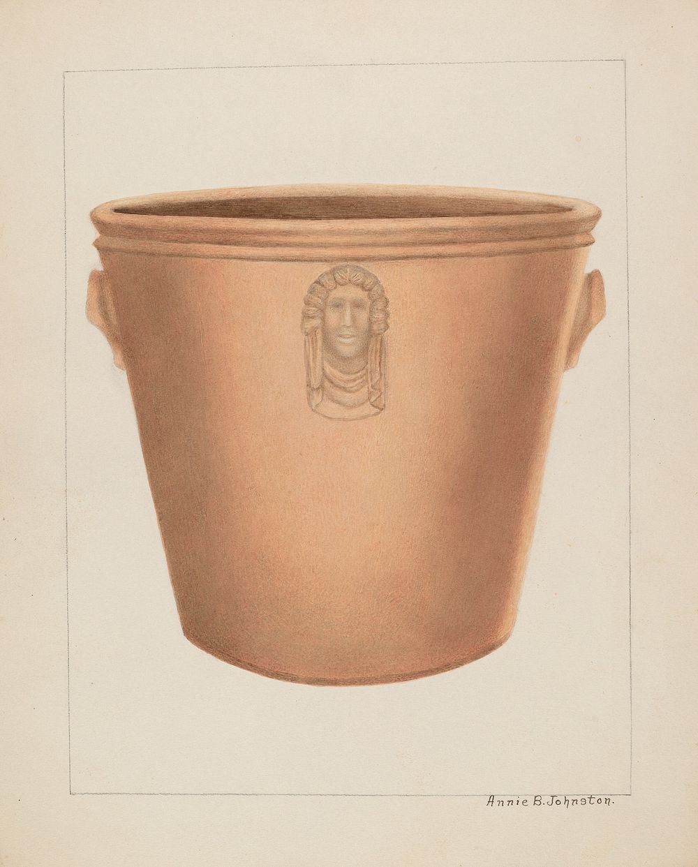 Earthenware Jar (ca. 1937) by ANNIE B. JOHNSTON. 