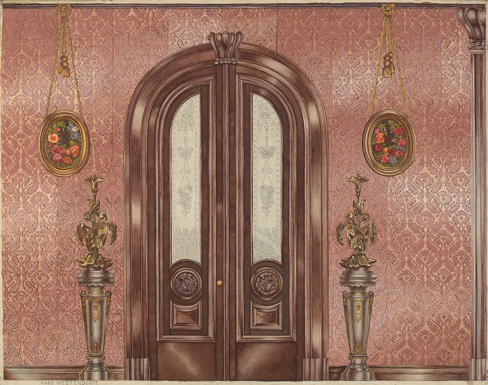 Entrance Door (c. 1939) byHans Westendorff.  