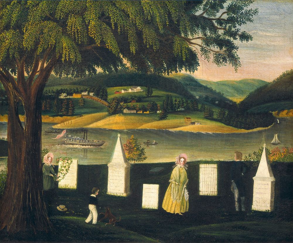 Family Burying Ground (ca. 1840) by American 19th Century.  