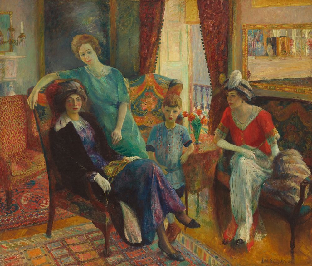 Family Group (1910–1911) by William Glackens.