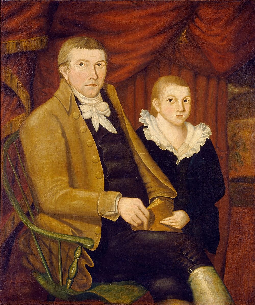 Father and Son (1800) by American 19th Century.  