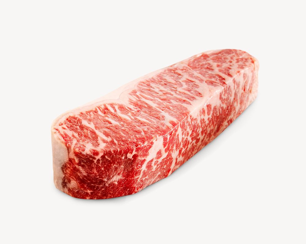 Kobe beef steak collage element psd