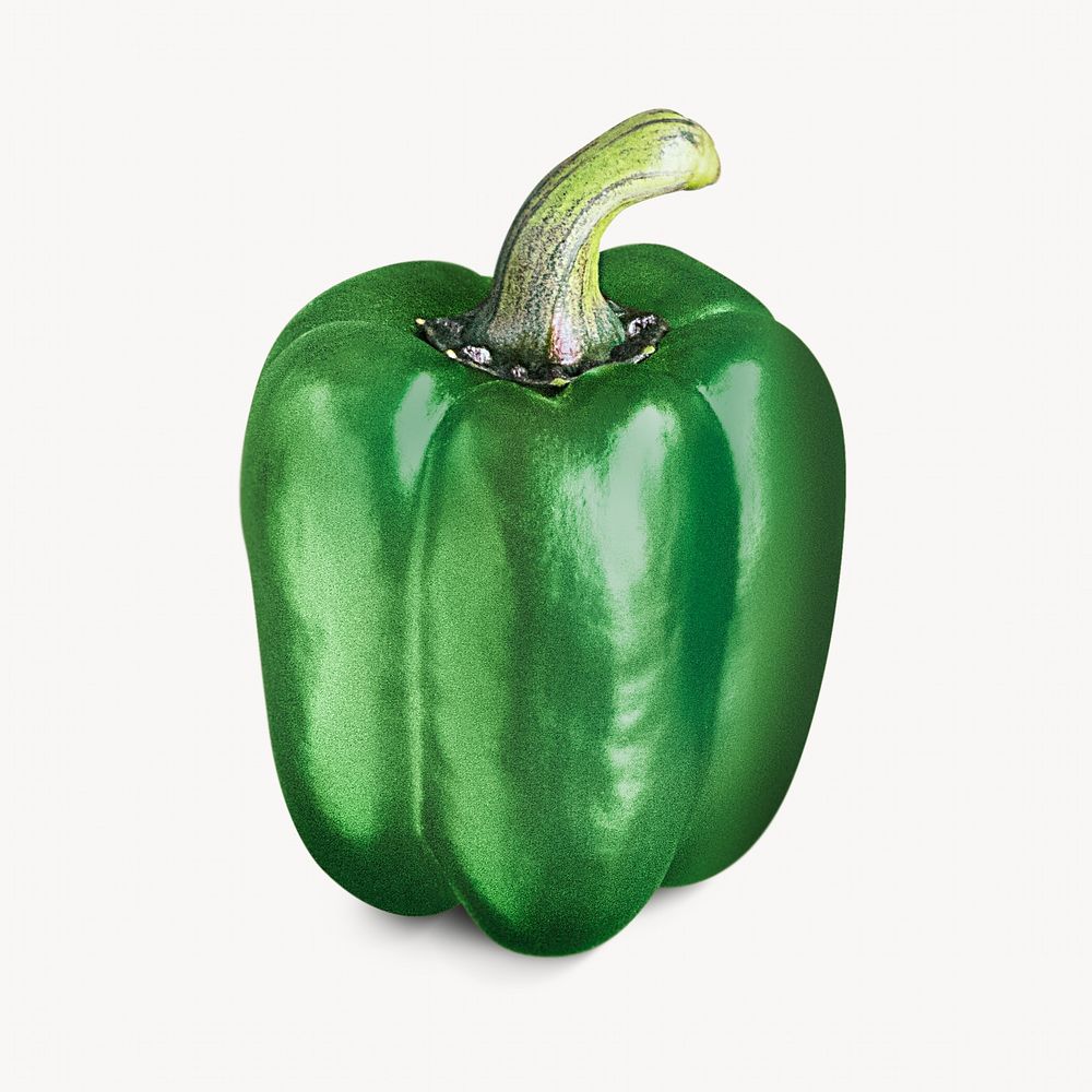 bell pepper image, isolated on white