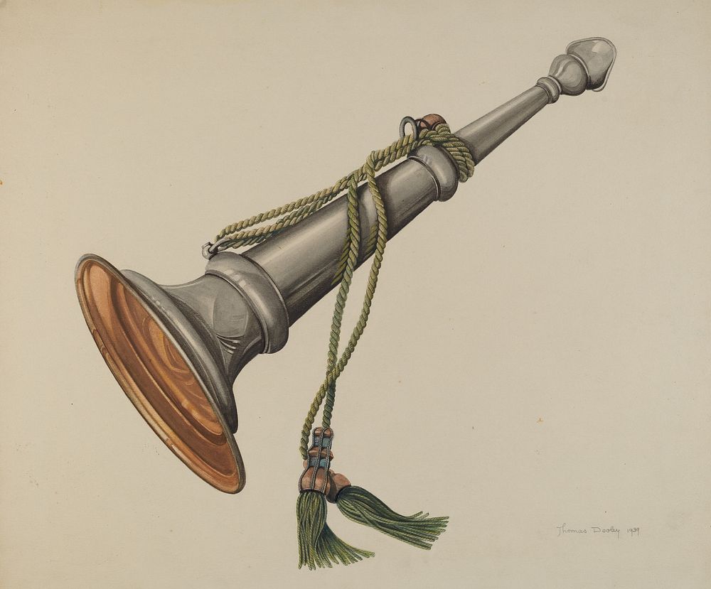 Fire Marshall Trumpet (ca. 1939) by Thomas Dooley.  