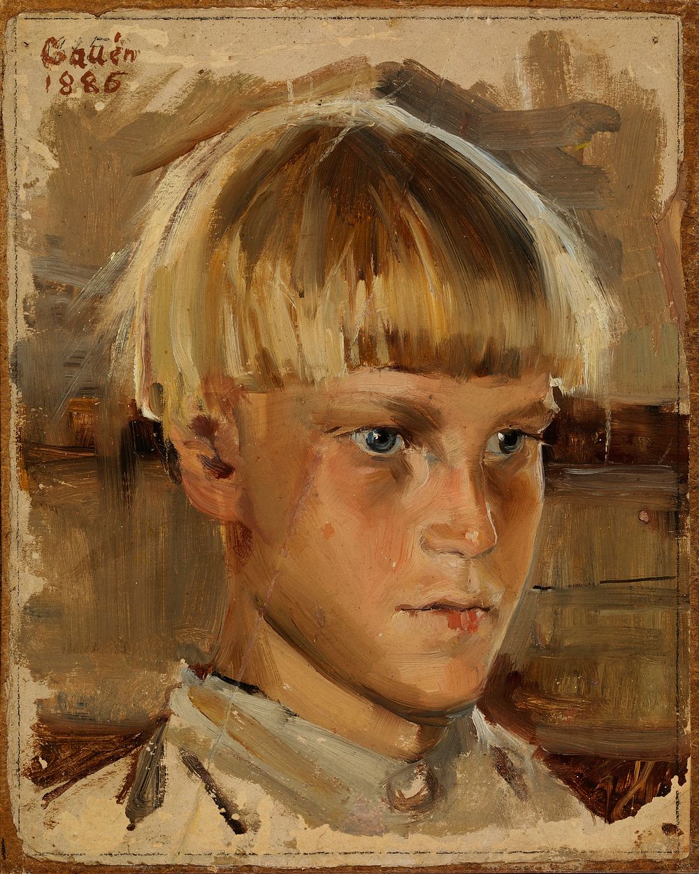 Orphan boy, 1886