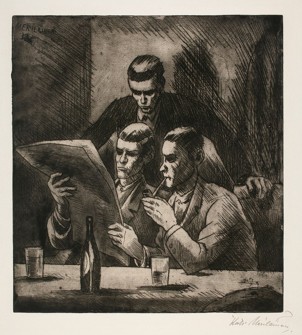 The newspaper readers, 1937