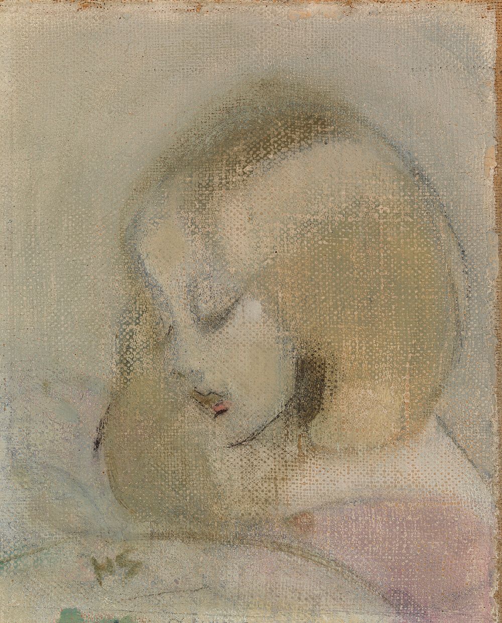 Annuli reading, 1923 by Helene Schjerfbeck