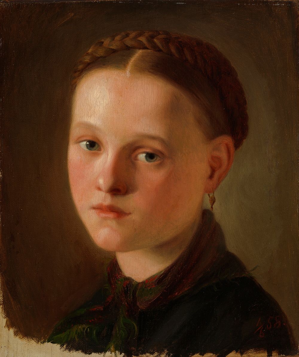 Young woman, 1858