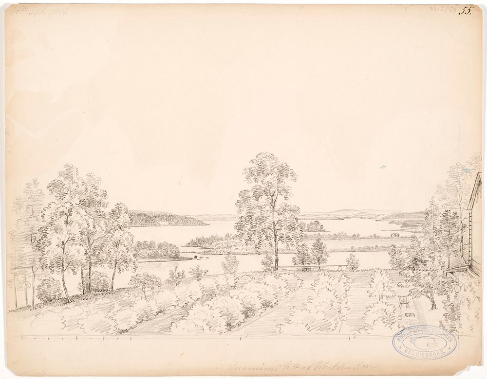 Karkku, suoniemi, 1846 by Magnus von Wright