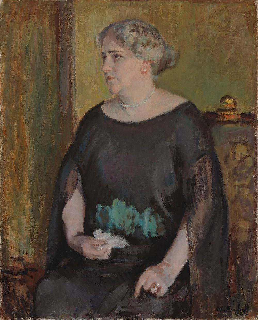 Portrait of mrs. lydia keirkner, 1922 by Magnus Enckell