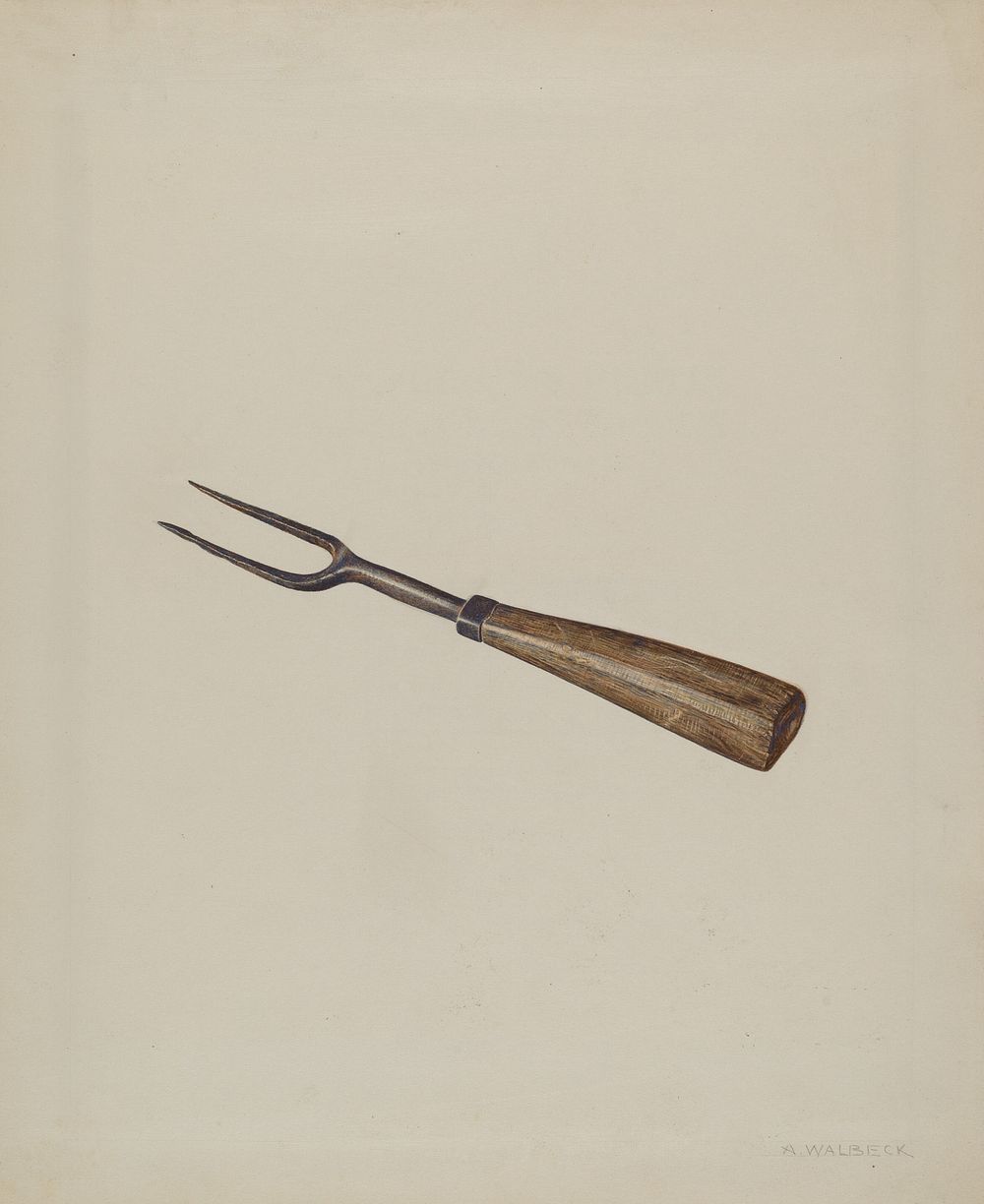 Fork (ca.1938) by Alfred Walbeck.  