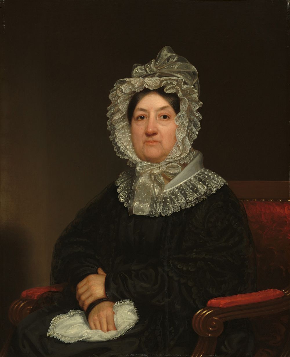 Frances Ludlum Morris (Mrs. Robert Morris), (1838) by Frederick R. Spencer.  