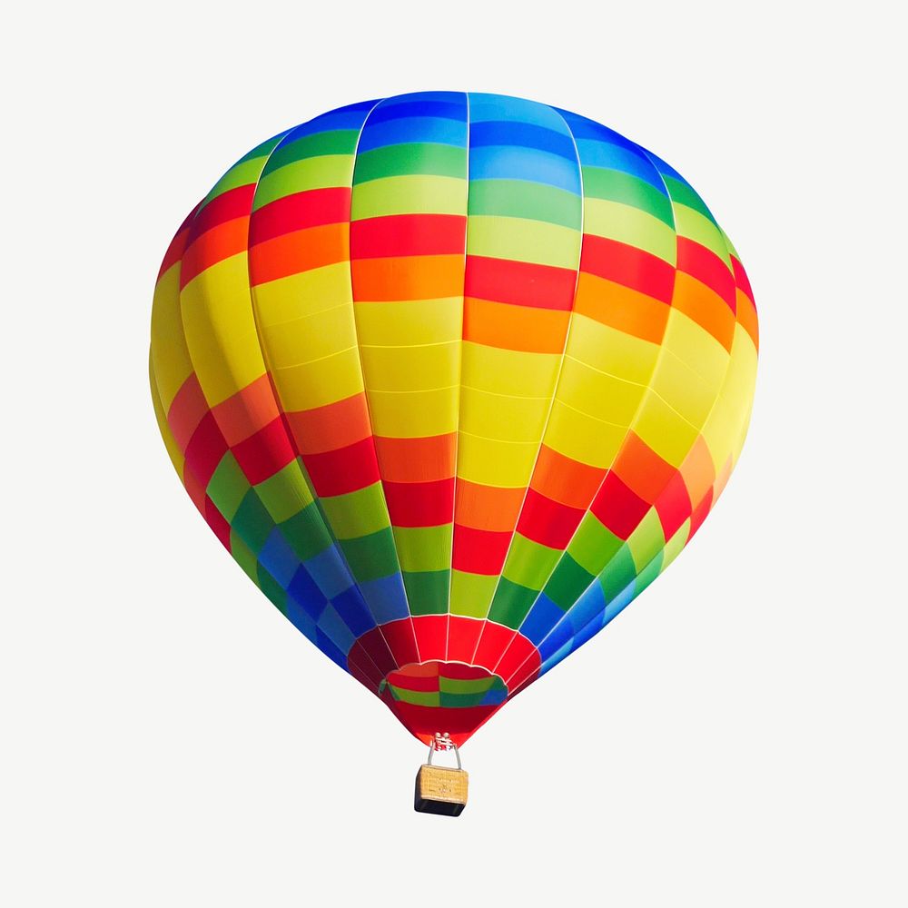 Hot air balloon  collage element psd