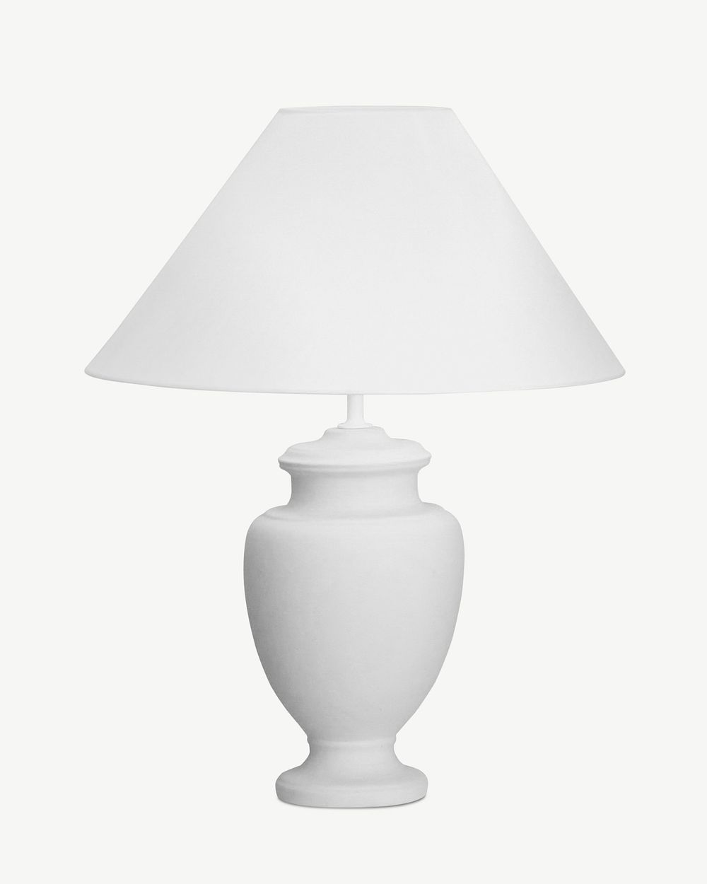 Table lamp collage element psd
