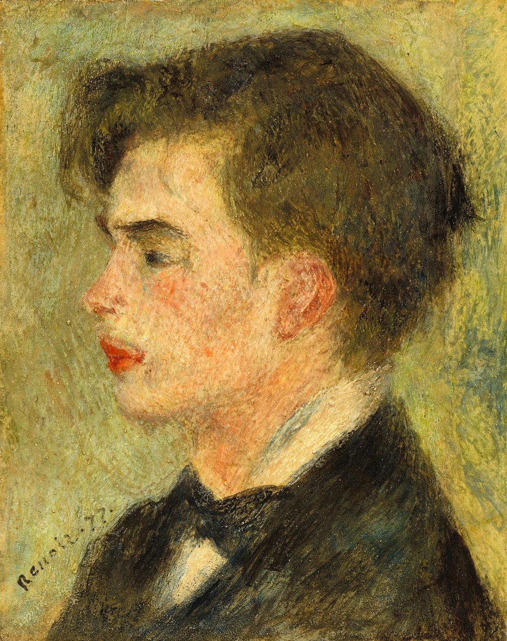 Pierre-Auguste Renoir's Georges Rivière (1877) painting in high resolution 