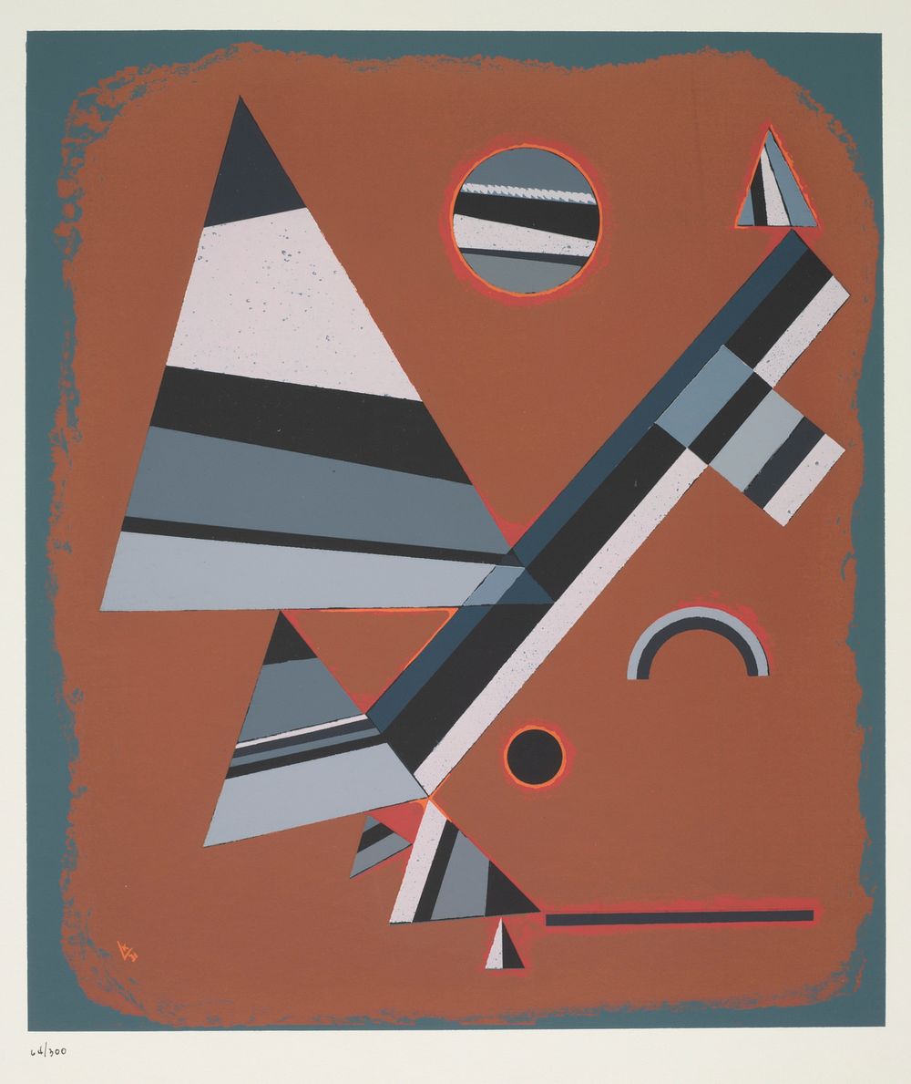 Gris (1931) print in high resolution by Wassily Kandinsky. Original from Museum of New Zealand Te Papa Tongarewa. 