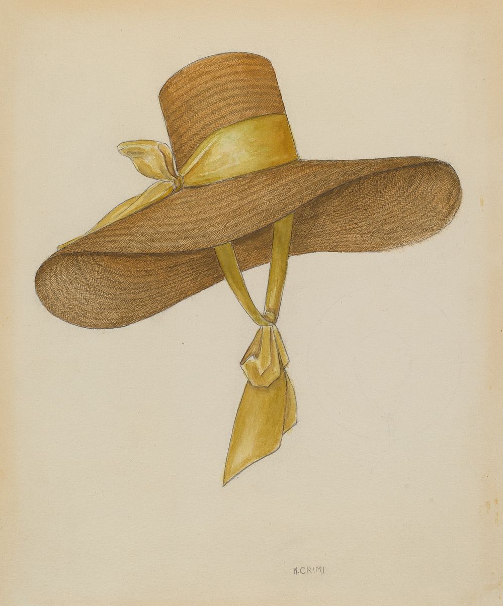 Hat (ca.1936) by Nancy Crimi.  