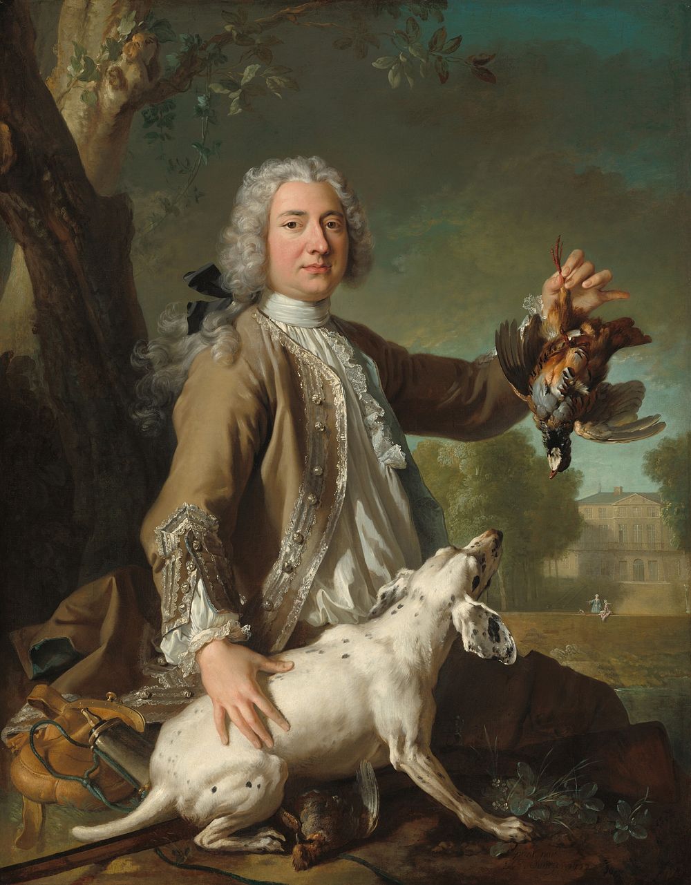 Henri Camille, Chevalier de Beringhen (1722) by Jean–Baptiste Oudry.  